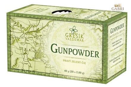 Gunpowder 20 n.s. přebal GREŠÍK Zelený čaj