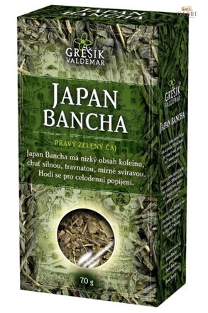 Japan Bancha z.č. 70 g krab. GREŠÍK Čaje 4 světadílů