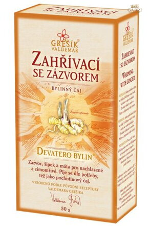 Zahřívací 50 g krab. GREŠÍK Devatero bylin