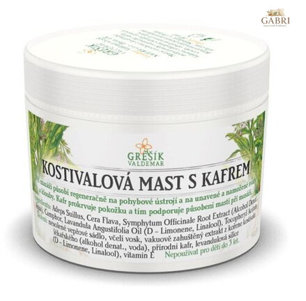 Kostivalová mast s kafrem 50 ml GREŠÍK