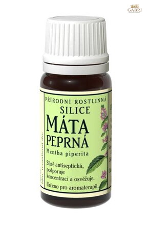 Máta peprná přírodní 10 ml GREŠÍK Rostlinné silice