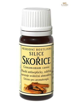 Skořice přírodní (kůra) 10 ml GREŠÍK Rostlinné silice
