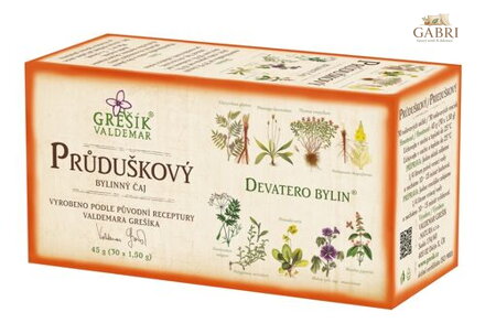 Průduškový 30 n.s. GREŠÍK Devatero bylin