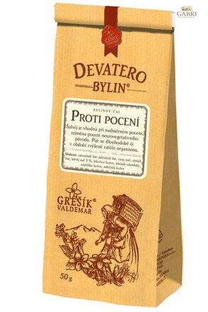 Proti pocení 50 g GREŠÍK Devatero bylin