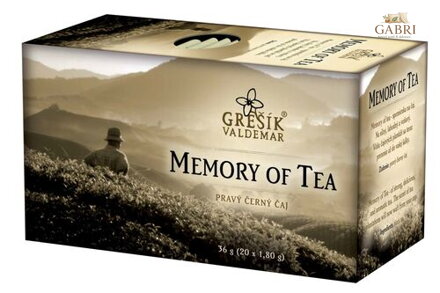 Memory of Tea 20 n.s. přebal GREŠÍK Černý čaj
