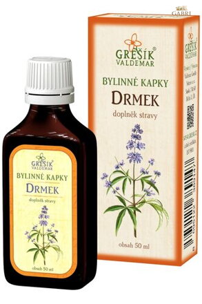Drmek kapky 50 ml GREŠÍK-Z-35% líh, Bylinné kapky