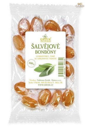 Šalvějové bonbóny 100 g GREŠÍK