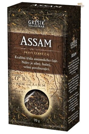 Assam č.č. 70 g krab. GREŠÍK Čaje 4 světadílů