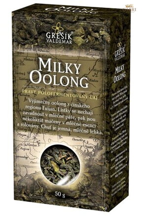 Milky Oolong poloz.č. 50 g krab. GREŠÍK Čaje 4 světadílů