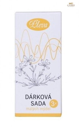 Dárková sada mýdel 3 x 19 g Pleva