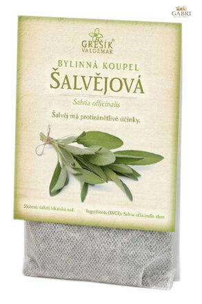 Šalvějová koupel 20 g GREŠÍK, Bylinná koupel