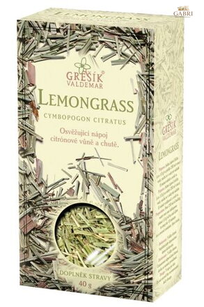 Lemongrass 40 g krab. GREŠÍK Čaje 4 světadílů - Z (citronellová tráva)
