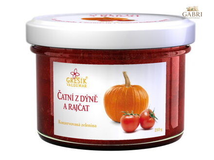 Čatní z Dýně a rajčat 210 g GREŠÍK