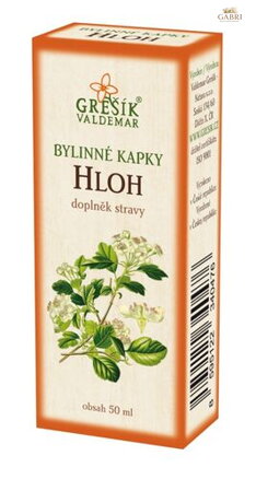 Hloh kapky 50 ml GREŠÍK-Z-35% líh, Bylinné kapky