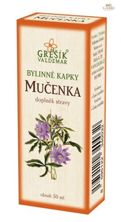 Mučenka kapky 50 ml GREŠÍK-Z-40% líh, Bylinné kapky