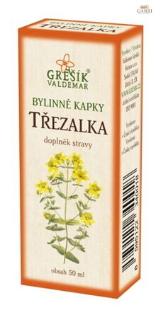 Třezalka kapky 50 ml GREŠÍK-Z-40% líh, Bylinné kapky