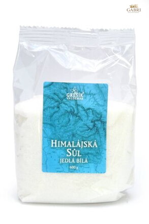Sůl Himalájská jedlá bílá 600 g GREŠÍK