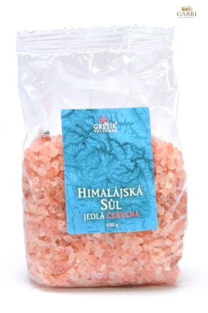 Sůl Himalájská jedlá červená 600 g GREŠÍK