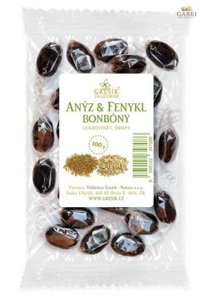 Anýz & Fenykl bonbóny 100 g GREŠÍK