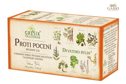Proti pocení 20 n.s. GREŠÍK Devatero bylin