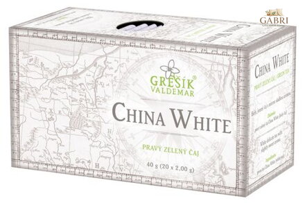China White 20 n.s. přebal GREŠÍK Zelený čaj