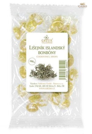 Lišejník islandský bonbóny 100 g GREŠÍK