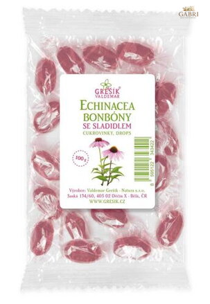Echinacea bonbóny se sladidlem 100 g GREŠÍK