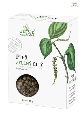 Pepř zelený celý 25 g GREŠÍK Dobré koření