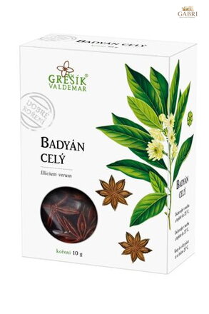 Badyán celý 10 g GREŠÍK Dobré koření