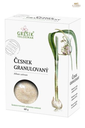 Česnek granulovaný 60 g GREŠÍK Dobré koření