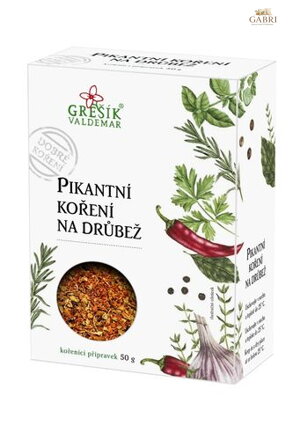 Pikantní koření na drůbež 50 g GREŠÍK Dobré koření