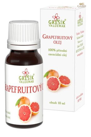 Grapefruitový olej 10 ml GREŠÍK Přírodní esenciální olej