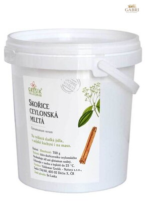 Skořice ceylonská mletá 350 g KBELÍČEK GREŠÍK Dobré koření