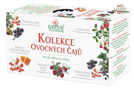 Kolekce Ovocných čajů 5x4 n.s. přebal GREŠÍK