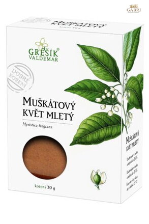 Muškátový květ mletý 30 g GREŠÍK Dobré koření