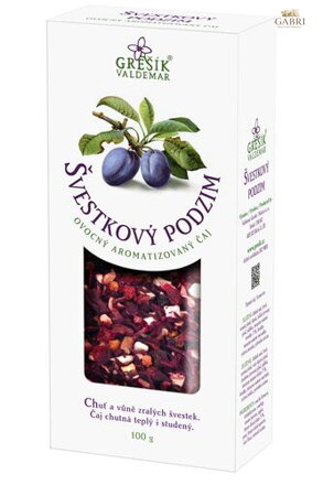 Švestkový podzim 100 g krab. GREŠÍK Ovocný čaj