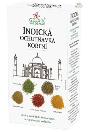 Ochutnávka koření INDICKÁ 48 g GREŠÍK Dobré koření