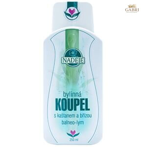 Bylin. koupel s kaštanem a břízou 250 ml NADĚJE