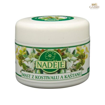 Mast z kostivalu a kaštanu 50 ml NADĚJE