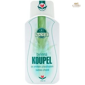 Bylin. koupel se smrkem a kostivalem 250 ml NADĚJE