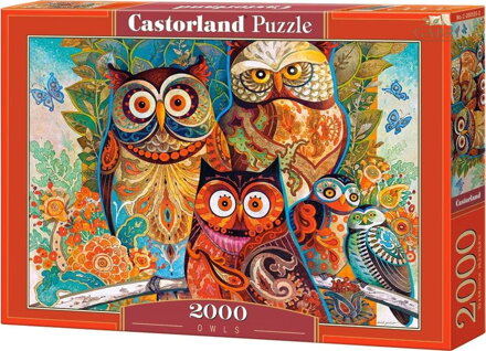 CASTORLAND Puzzle Sovy 2000 dílků