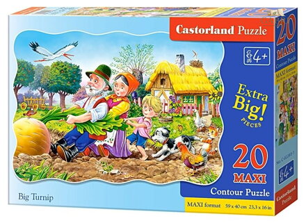 CASTORLAND Puzzle O velké řepě MAXI 20 dílků