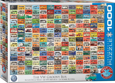 EUROGRAPHICS Puzzle VW Groovy Bus 1000 dílků
