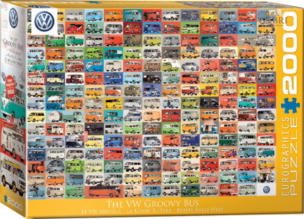EUROGRAPHICS Puzzle VW Groovy Bus 2000 dílků