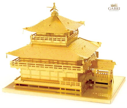 METAL EARTH 3D puzzle Chrám Kinkaku-ji (zlatý)