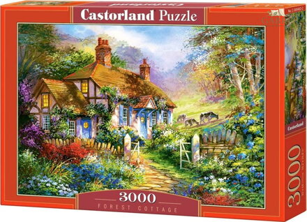 CASTORLAND Puzzle Chaloupka v lese 3000 dílků