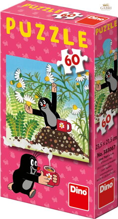 DINO Puzzle Krtek a heřmánek 60 dílků