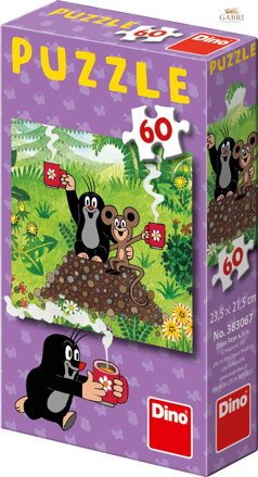 DINO Puzzle Krtek a myška 60 dílků