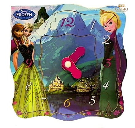 TOP BRIGHT Hodiny - puzzle Ledové království