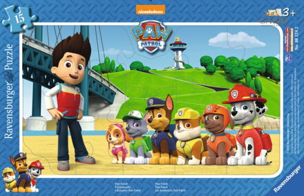 RAVENSBURGER Puzzle Tlapková patrola 15 dílků